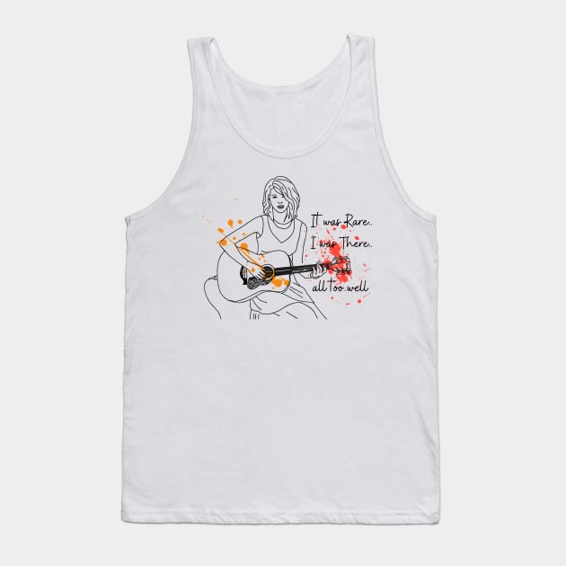 Taylor's Version "It was rare I Was There" Tank Top by RealNakama